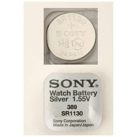 Батарейки Sony (389) SR1130N-PB 1шт