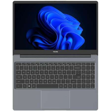Ноутбук TECNO MegaBook K15SRA Core i3 1315U/8Gb/512Gb SSD/15.6" FullHD/Win11 Grey