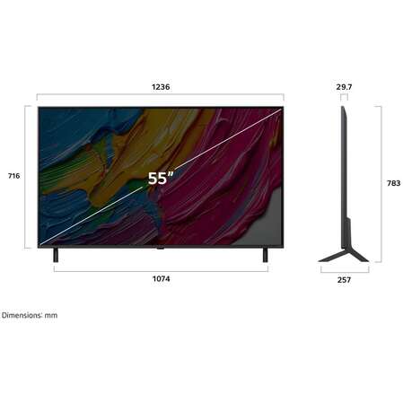 Телевизор 55" LG 55QNED80A6A.ARUG 2025