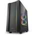Корпус ATX Miditower Sharkoon REV220 Tempered Glass RGB Led Black