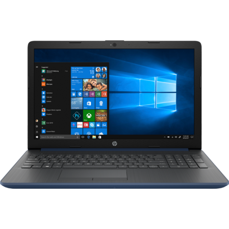 Ноутбук HP 15-da0021ur 4GM69EA Intel N5000/4Gb/500Gb/15.6" HD/Win10 Blue