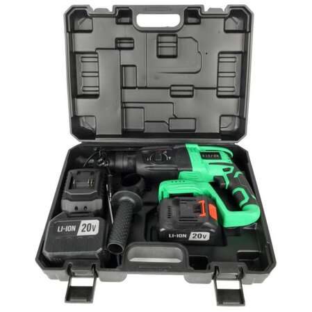 Аккумуляторный перфоратор Zitrek ZKCH20 PRO (20В, Li-ion 2x6.0Ач, з/у, кейс) 083-1060