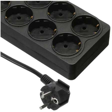 Сетевой фильтр BURO 800SH-1.8-B 8 розеток 1.8м черный