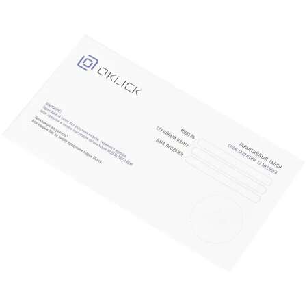 Клавиатура Oklick 560ML Slim Black USB 