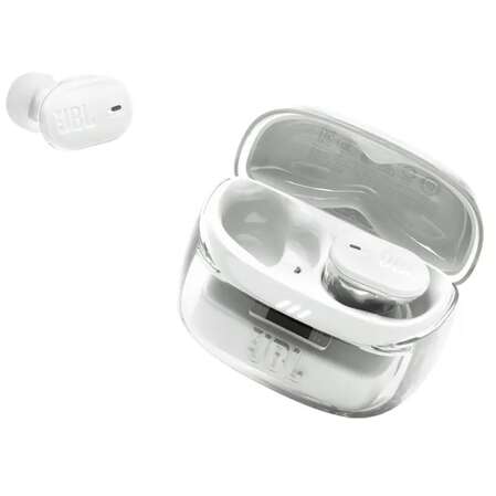 Bluetooth гарнитура JBL Tune Buds 2 Ghost Edition White