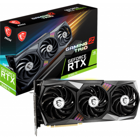 Видеокарта MSI GeForce RTX 3060 Ti 8192Mb, Gaming Z Trio LHR (RTX 3060 Ti Gaming Z Trio) 1xHDMI, 3xDP, Ret