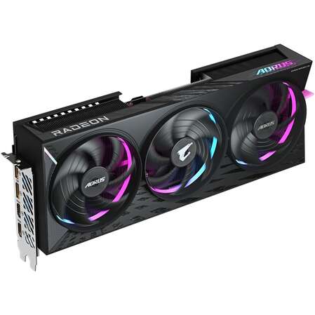 Видеокарта Gigabyte 16384Mb RX 9070 XT AORUS Elite 16Gb (GV-R9070XTAORUS E-16GD) 2xDP, 2xHDMI, Ret 