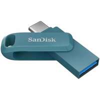 USB Flash накопитель 128GB SanDisk Ultra Dual Drive Go (SDDDC3-128G-G46NBB) USB 3.2Gen1 + Type C (OTG) Синий