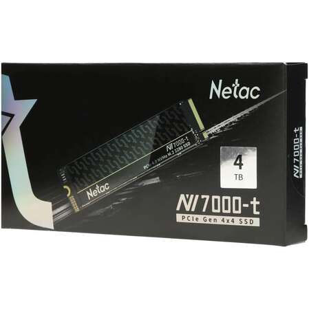 Внутренний SSD-накопитель 4000Gb Netac NV7000-t NT01NV7000T-4T0-E4X M.2 2280 PCIe NVMe 4.0 x4