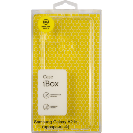Чехол для Samsung Galaxy A21S SM-A217 Red Line iBox Crystal прозрачный