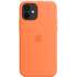 Чехол для Apple iPhone 12\12 Pro Silicone Case with MagSafe Kumquat