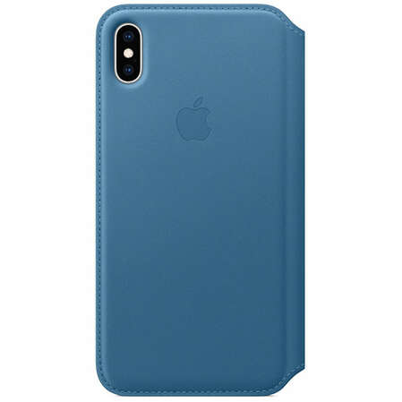 Чехол для Apple iPhone Xs Max Leather Folio Cape Cod Blue