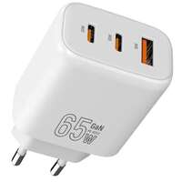 Сетевое зарядное устройство TFN TFN-WC-ACC-65W-WH 65W USB A + 2xType-C белое