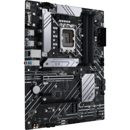 Материнская плата ASUS Prime B660-Plus D4 B660 Socket-1700 4xDDR4, 4xSATA3, RAID, 3xM.2, 2xPCI-E16x, 3xUSB3.2, 1xUSB3.2 Type C, D-Sub, DP, HDMI, 2.5Glan, ATX