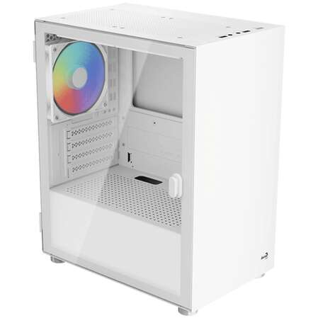Корпус MicroATX Minitower AeroCool CS-111-G-WT-v1 White 