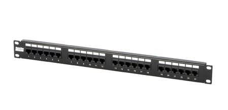 Патч-панель Hyperline 19" на 24 порта RJ-45, категория 5E