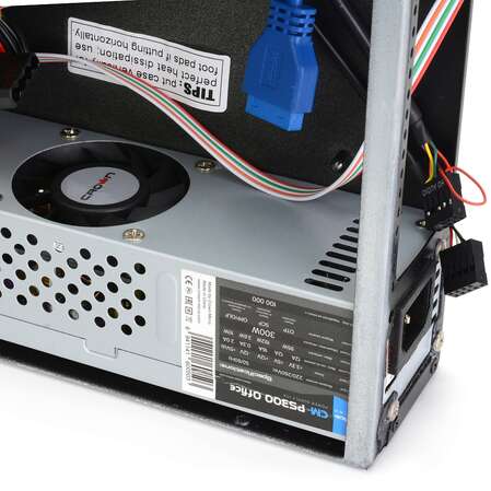 Корпус MicroATX Slim-Desktop Crown CMC-245-103 (CM-PS300OFFICE) 300W Black