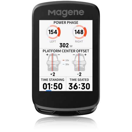 Magene Велокомпьютер GPS C606 V2 тип BI, черный