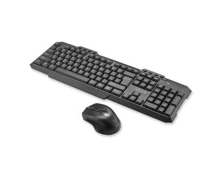 Клавиатура+мышь Oklick 205MK Black USB беспроводная