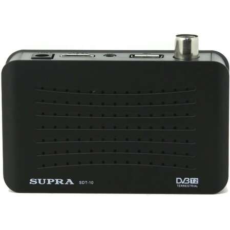Ресивер Supra SDT-10 черный DVB-T2