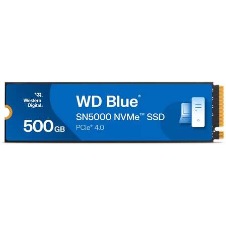 Внутренний SSD-накопитель 500Gb Western Digital Blue SN5000 (WDS500G4B0E) M.2 PCIe NVMe 4.0 x4