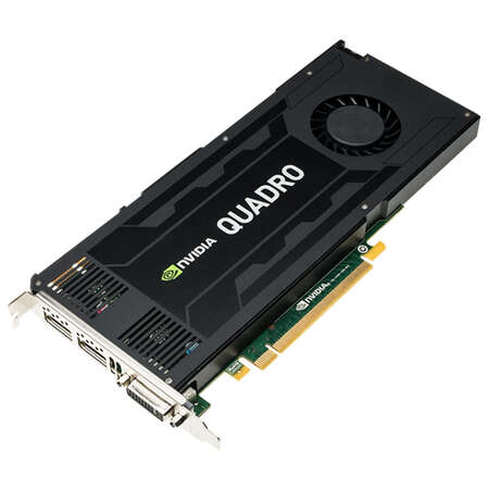 Видеокарта PNY NVIDIA Quadro K4200 (VCQK4200BLK-1) 4096Mb 2xDP, DVI PCIEx16 OEM