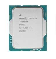 Процессор Intel Core i3-13100F, 3.4ГГц, (Turbo 4.5ГГц), 4-ядерный, 12МБ, LGA1700, OEM
