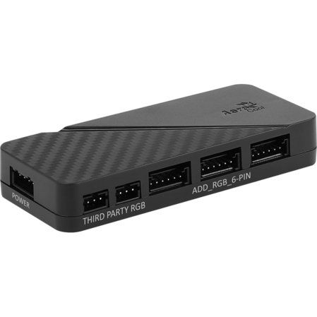 Aerocool H66F ARGB Controller 6-port hub with PWM