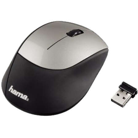 Мышь HAMA M2150 USB Black-Silver