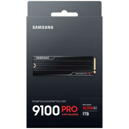 Внутренний SSD-накопитель 1000Gb Samsung 9100 Pro with Heatsink (MZ-VAP1T0CW) M.2 2280 PCI-E 5.0 x4
