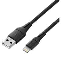 Кабель USB-A - Lightning 1m Rocket Contact черный