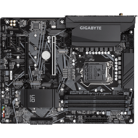 Материнская плата Gigabyte Z490 UD AC Z490 Socket-1200 4xDDR4, 6xSATA3, RAID, 2хM.2, 2xPCI-E16x, 5xUSB3.2, Wi-Fi, HDMI, Glan, ATX
