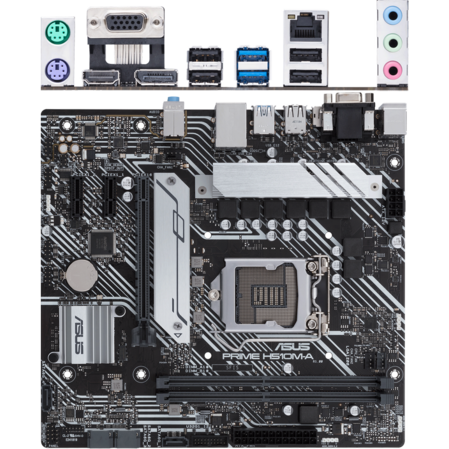 Материнская плата ASUS Prime H510M-A H510 Socket-1200 2xDDR4, 4xSATA3, 1xM.2, 1xPCI-E16x, 2xUSB3.2, D-Sub, DP, HDMI, Glan, mATX