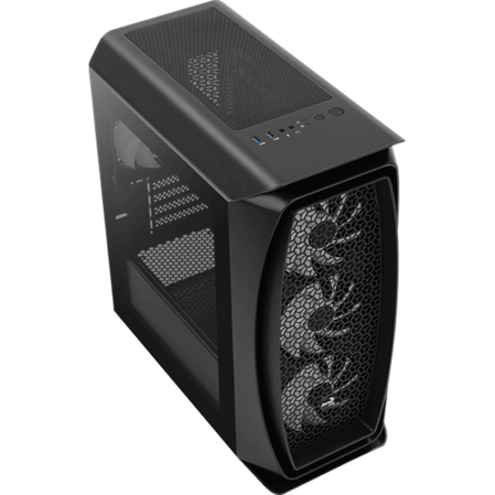 Корпус MicroATX Minitower AeroCool Aero One Mini Frost-G-BK-v1 Black 