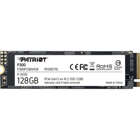 Внутренний SSD-накопитель 128Gb PATRIOT P300P128GM28 P300 M.2 2280 PCIe NVMe 3.0 x4