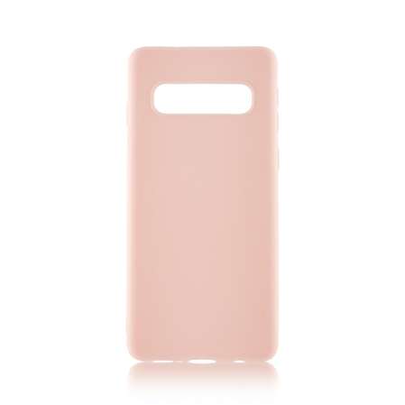 Чехол для Samsung Galaxy S10 SM-G973 Brosco Colourful светло-розовый