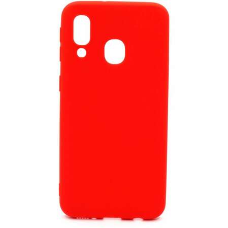 Чехол для Samsung Galaxy A40 (2019) SM-A405 Zibelino Soft Matte красный