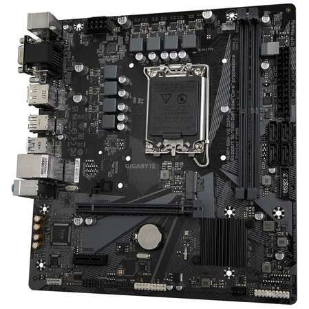 Материнская плата Gigabyte H610M S2H V2 DDR4 H610 Socket-1700 2xDDR4, 4xSATA3, 1xM.2, 1xPCI-E16x, 2xUSB3.2, D-Sub, DVI-D, DP, HDMI, Glan, mATX