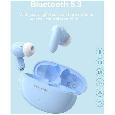 Bluetooth гарнитура Vention NBFS0 Синяя