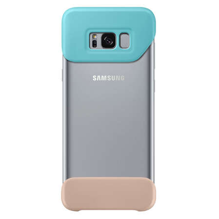 Чехол для Samsung Galaxy S8+ SM-G955 2Piece Cover, мятный/коричневый