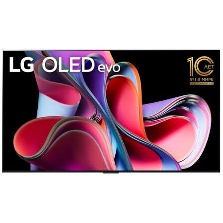 Телевизор 65" LG OLED65G3RLA (4K UHD 3840x2160, Smart TV) серебристый