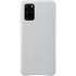 Чехол для Samsung Galaxy S20+ SM-G985 Leather Cover серебристый