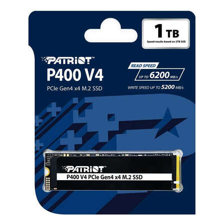 Внутренний SSD-накопитель 1000Gb Patriot Memory P400VP1TBM28H P400 V4 M.2 PCIe NVMe 4.0 x4
