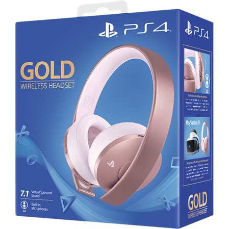 Гарнитура беспроводная Sony Gold для PS4 Wireless Stereo Headset (CUHYA-0080) Pink