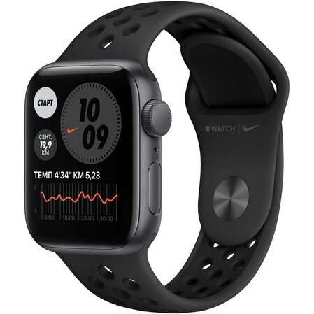 Умные часы Apple Watch Nike SE GPS 44mm Space Gray Aluminium Case with Anthracite/Black Nike Sport Band MYYK2RU/A