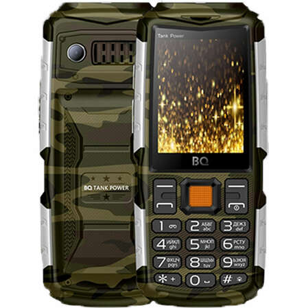 Мобильный телефон BQ Mobile BQ-2430 Tank Power Camouflage/Silver