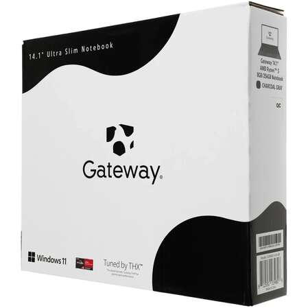 Ноутбук Gateway Ultra Slim 14 AMD Ryzen 5 3500U/8Gb/256Gb SSD/14.1" FullHD/Win11 Black