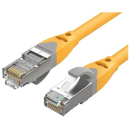 Патч-корд SFTP 0.3м Vention (IBHYAA) категория 6a желтый