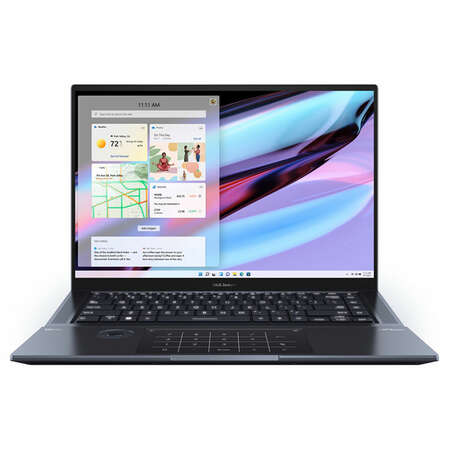 Ноутбук ASUS ZenBook Pro 16X UX7602ZM-ME108X Core i7 12700H/32Gb/1Tb SSD/NV RTX3060 6Gb/16" 4K OLED Touch/Win11Pro Tech Black