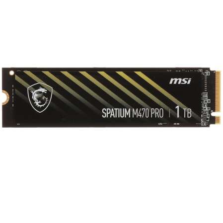 Внутренний SSD-накопитель 1000Gb MSI Spatium M470 Pro S78-440L0J0-P83 M.2 2280 PCIe NVMe 4.0 x4